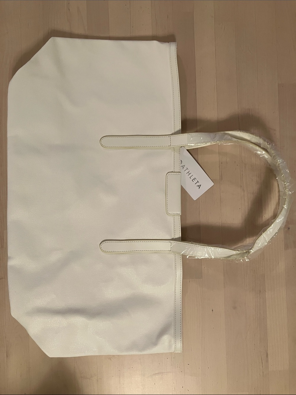 Athleta Coated Canvas Carry All Tote Bag - Women NWT - Picture 7 of 7